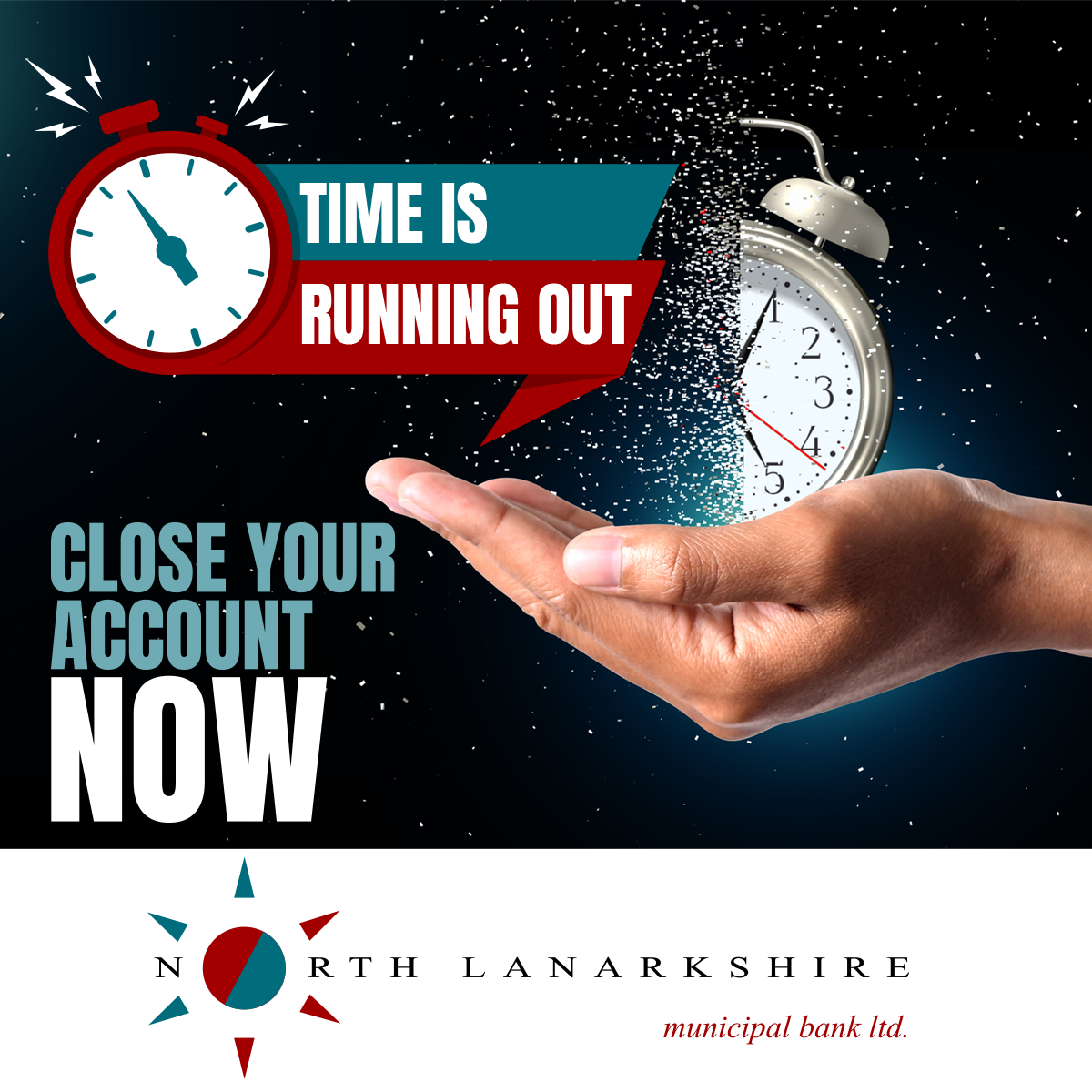 North Lanarkshire Municipal Bank closing soon North Lanarkshire Council